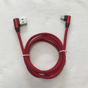 Cable de datos trenzado Carcasa de aluminio redonda de carga rápida Cable USB para micro USB, tipo C, carga y sincronización de rayos de iPhone