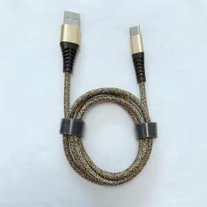 Buen precio Nueva flexión trenzada Flexión de carga rápida Carcasa de aluminio redonda Cable de datos USB para micro USB, tipo C, iPhone carga y sincronización de rayos